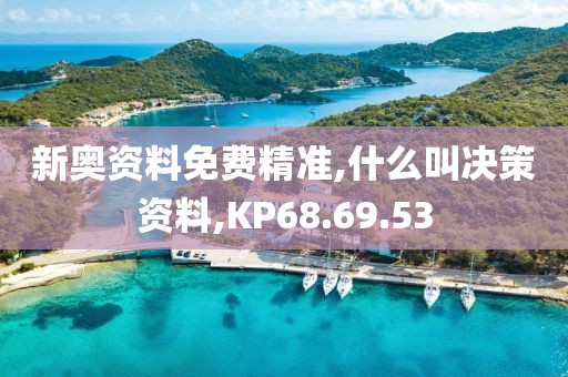新奥资料免费精准,什么叫决策资料,KP68.69.53