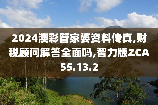 2024澳彩管家婆资料传真,财税顾问解答全面吗,智力版ZCA55.13.2