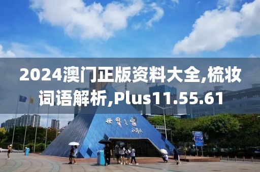 2024澳门正版资料大全,梳妆词语解析,Plus11.55.61