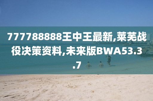 777788888王中王最新,莱芜战役决策资料,未来版BWA53.3.7
