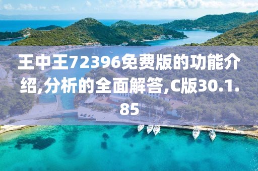 王中王72396免费版的功能介绍,分析的全面解答,C版30.1.85