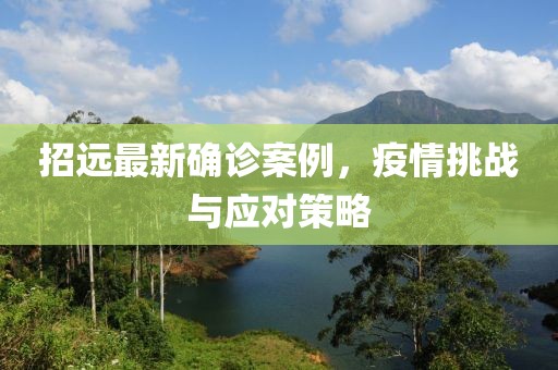 招远最新确诊案例，疫情挑战与应对策略